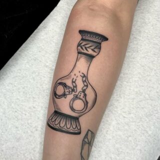 Lamp-Chained Tattoo