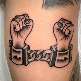Handcuff Tattoos designs