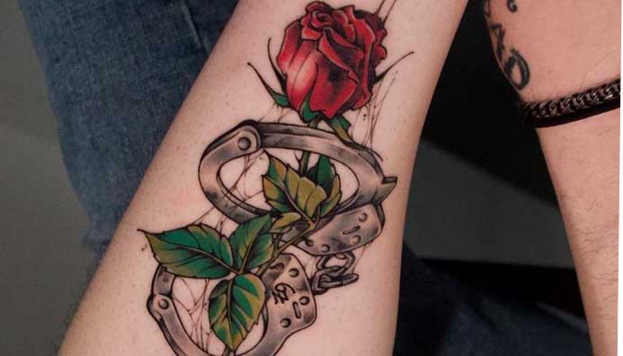 handcuffs  Independent Tattoo  Flickr